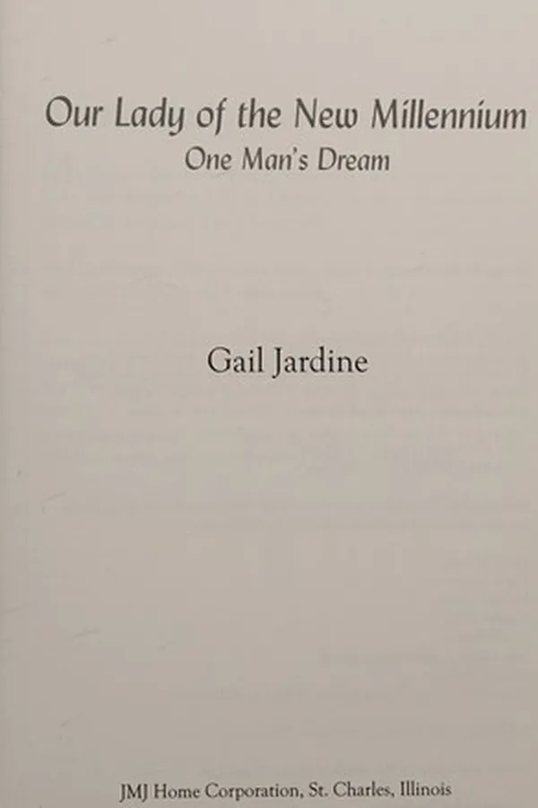 Capa de Our Lady of the new millennium