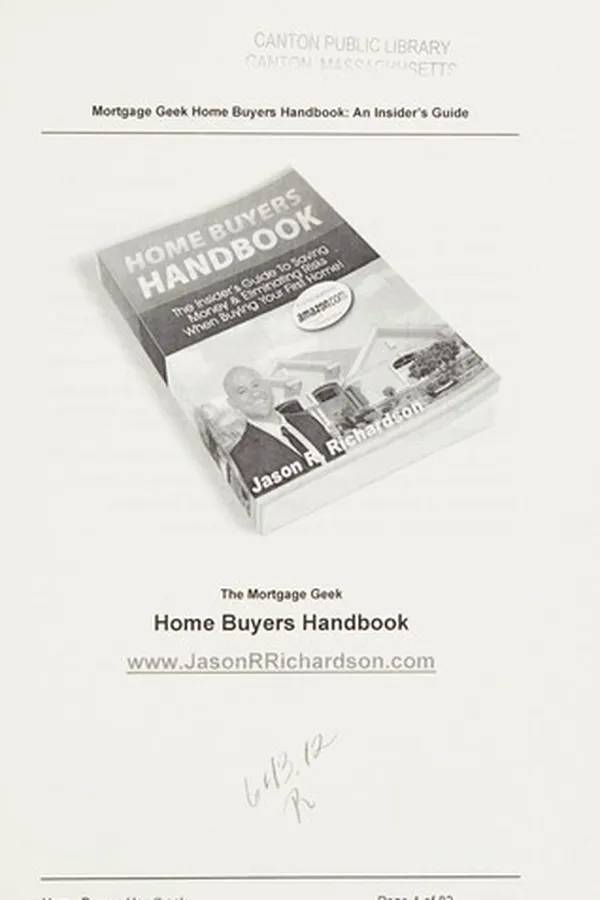 Capa de Mortgage Geek home buyer's handbook