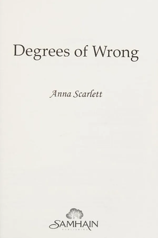 Capa de Degrees of wrong