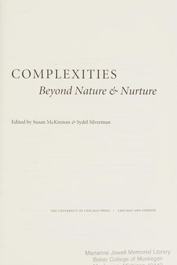 Cover of Complexities