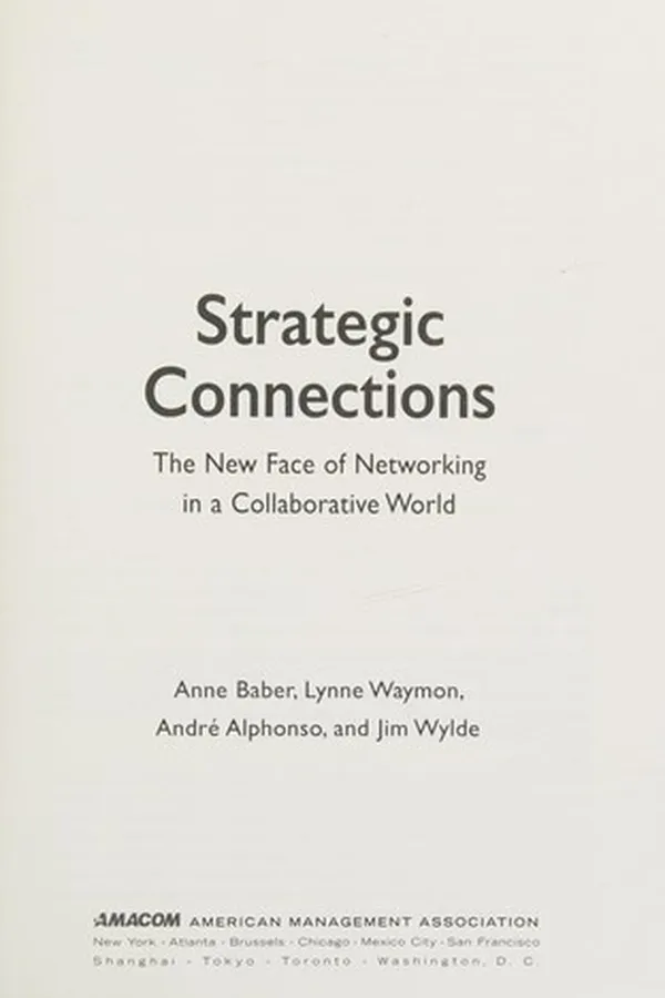 Capa de Strategic connections