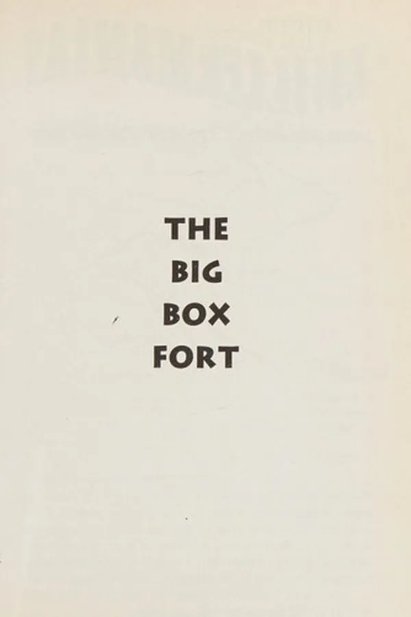 Capa de The big box fort