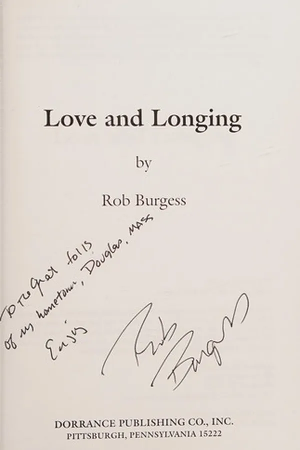 Cover of Love and longing