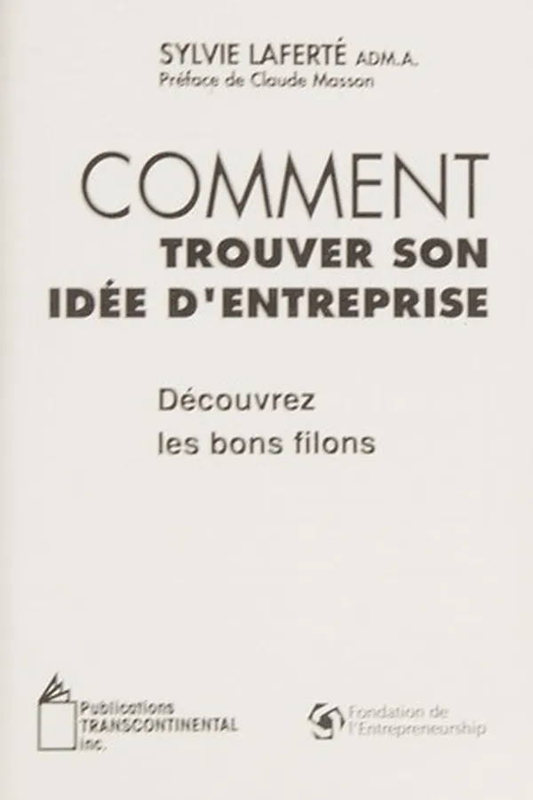 Capa de Comment trouver son idée d'entreprise