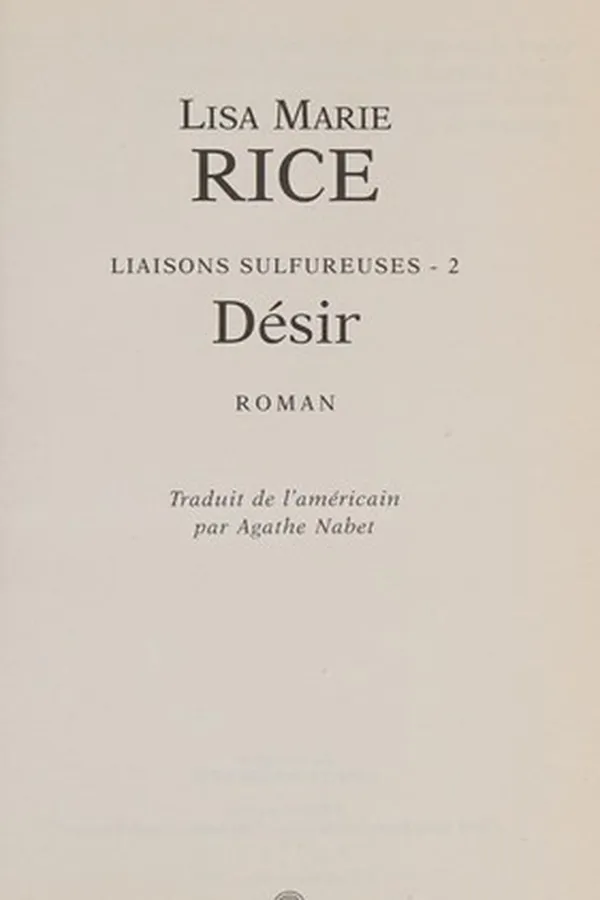 Cover of Désir