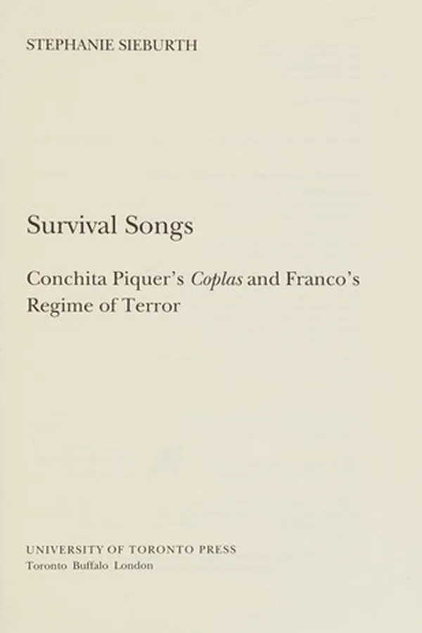 Capa de Survival Songs