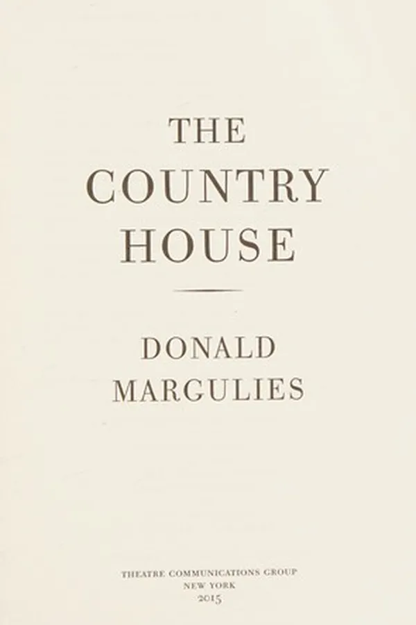 Capa de The country house