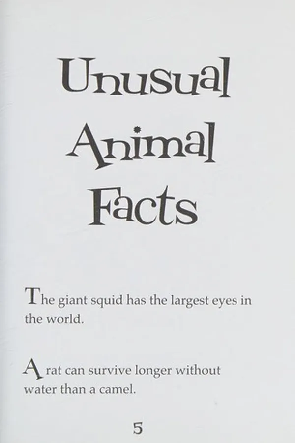 Capa de Freaky facts