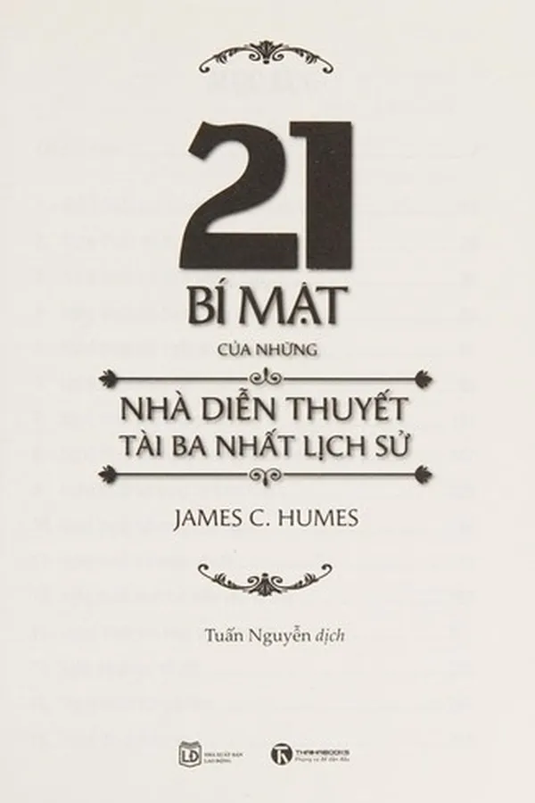 Capa de 21 bí mật của những nhà diễn thuyết tài ba nhất lịch sử