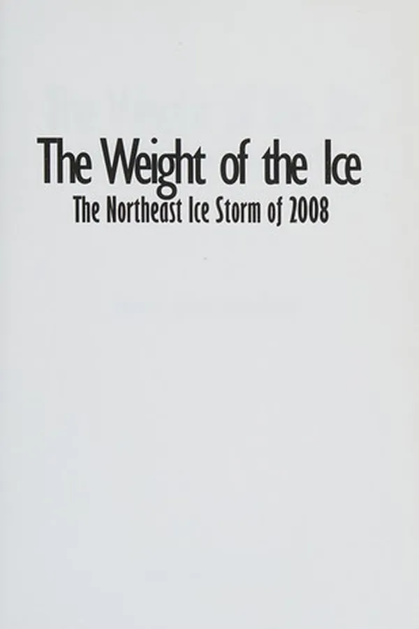 Capa de The weight of the Ice