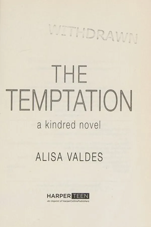 Capa de The temptation
