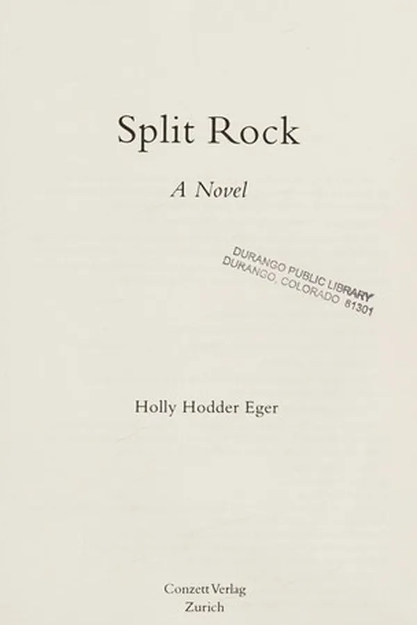 Capa de Split Rock