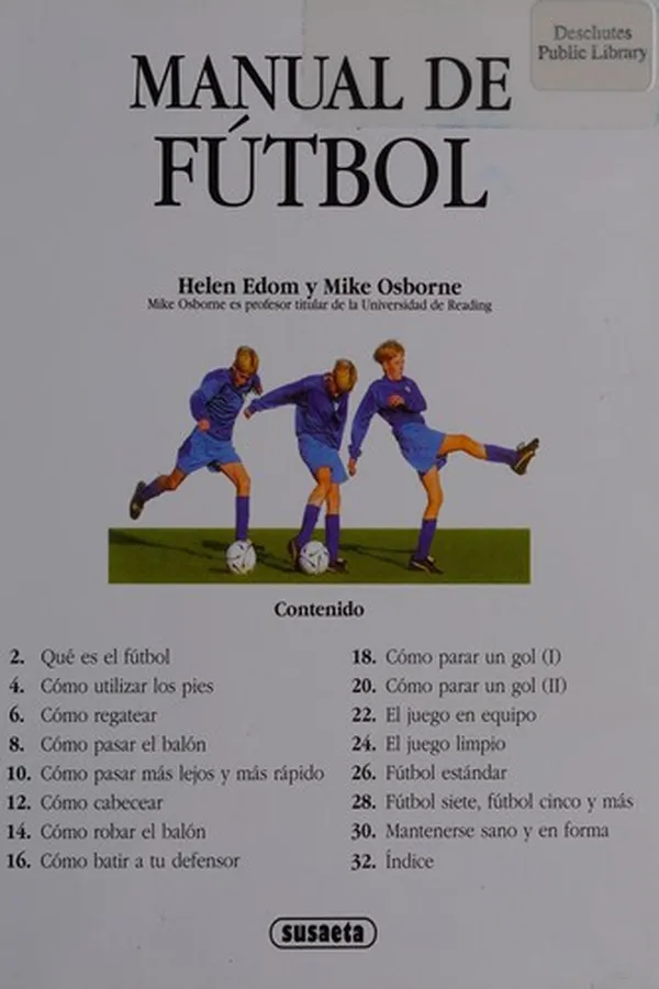 Capa de Manual de fútbol