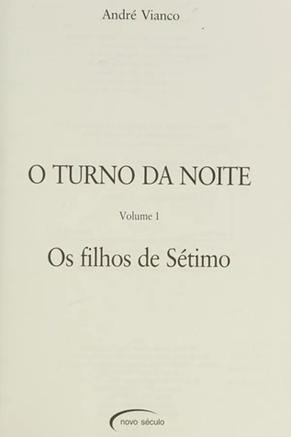 Capa de Os Filhos de Sétimo