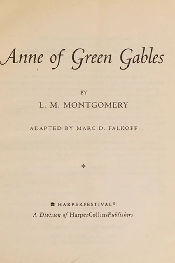 Capa de Anne of Green Gables [adaptation]