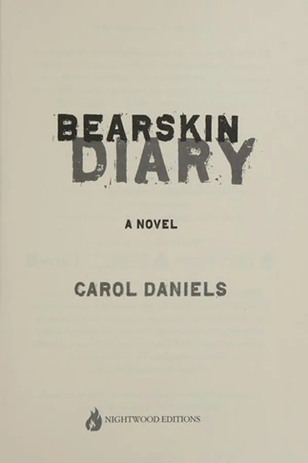 Capa de Bearskin Diary