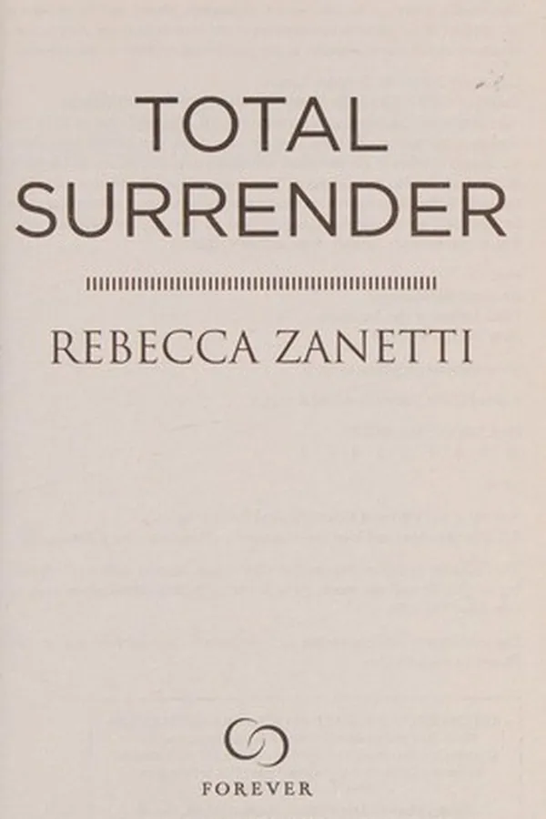 Capa de Total surrender