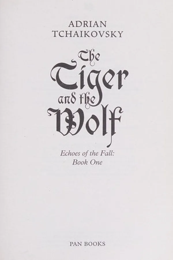 Capa de The tiger and the wolf