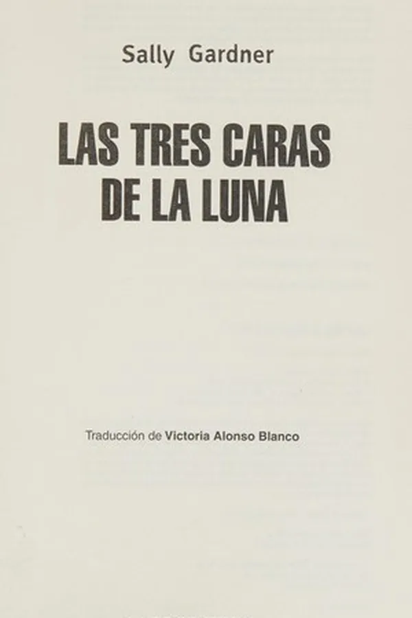 Capa de Las tres caras de la luna