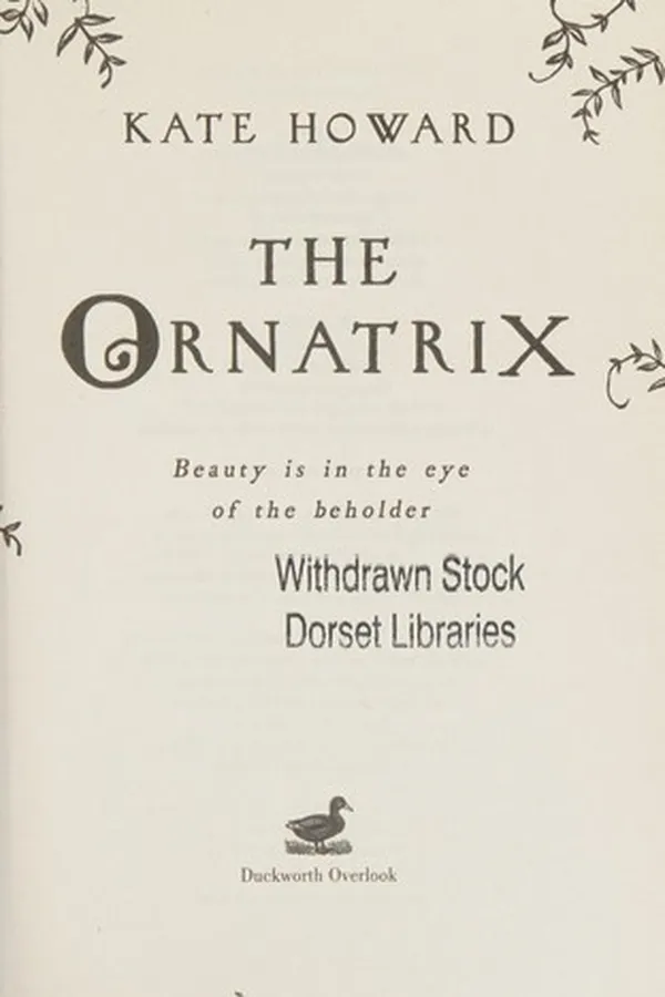 Capa de The ornatrix