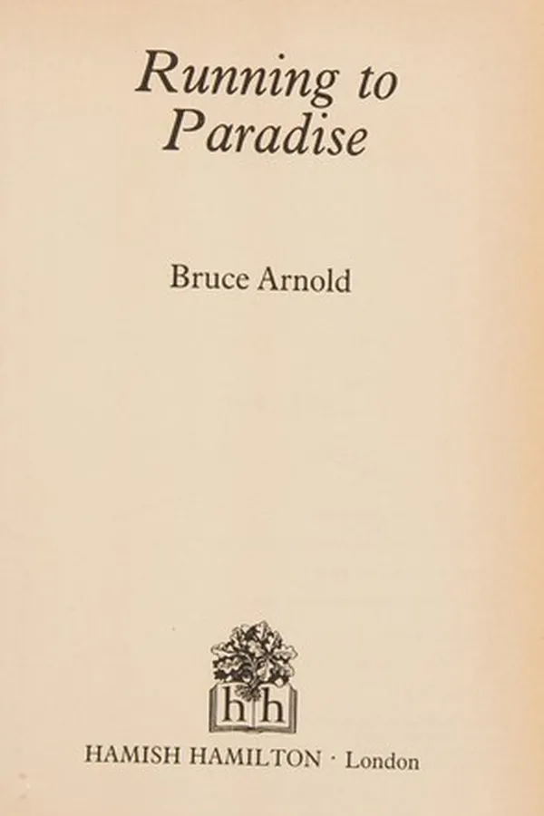 Capa de Running to paradise