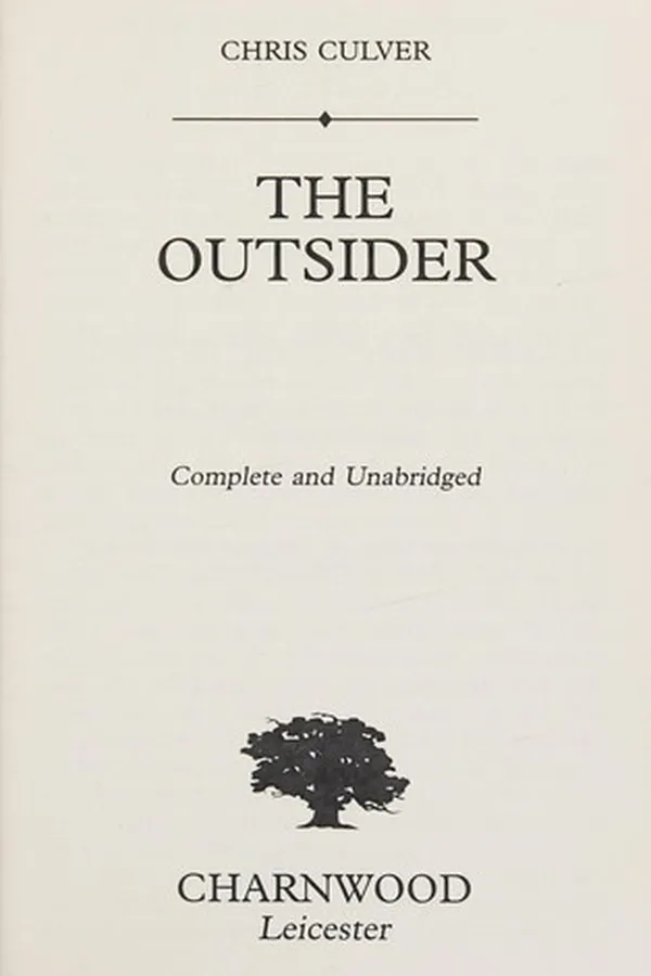 Capa de The outsider
