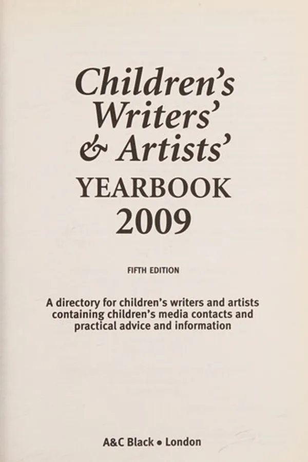 Capa de Children's writers' & artists' yearbook 2009