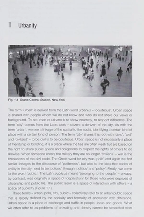 Capa de Urban Design Thinking