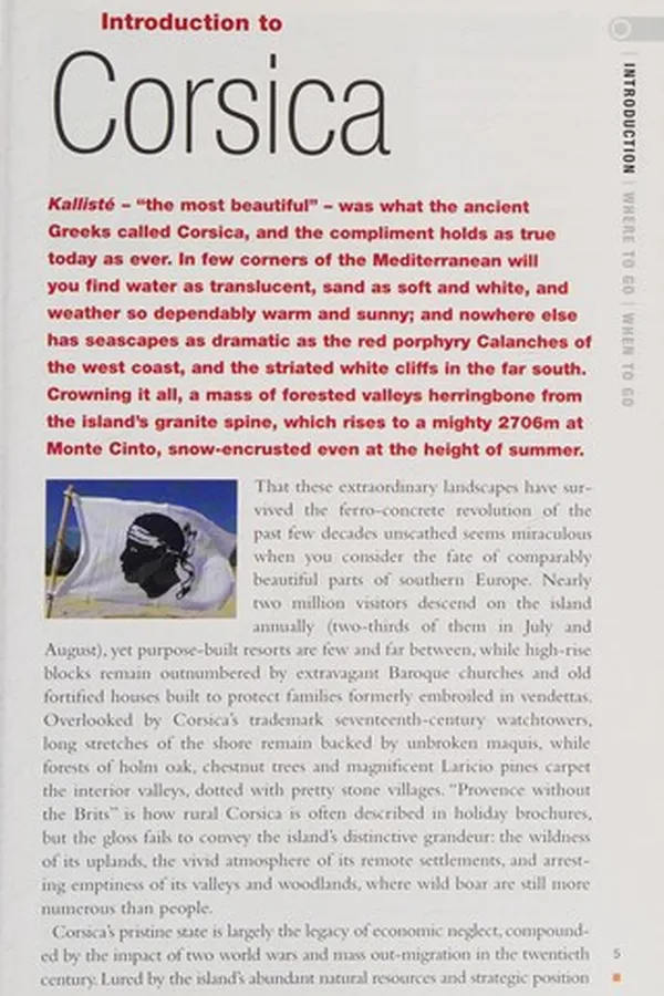 Capa de The rough guide to Corsica