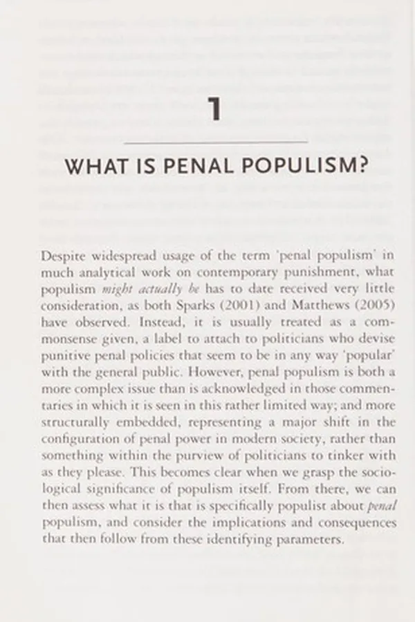 Capa de PENAL POPULISM