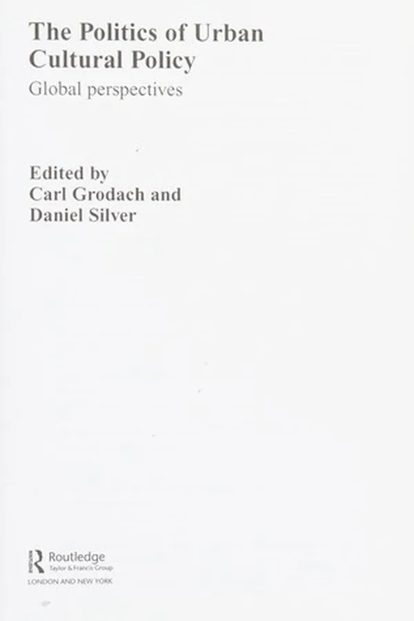 Capa de The politics of urban cultural policy