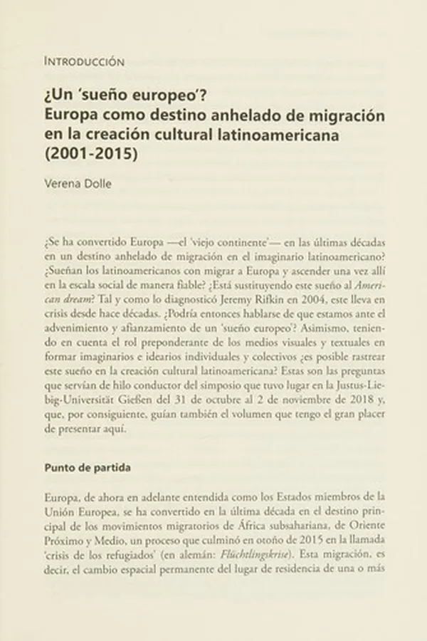 Capa de ¿Un sueño europeo?