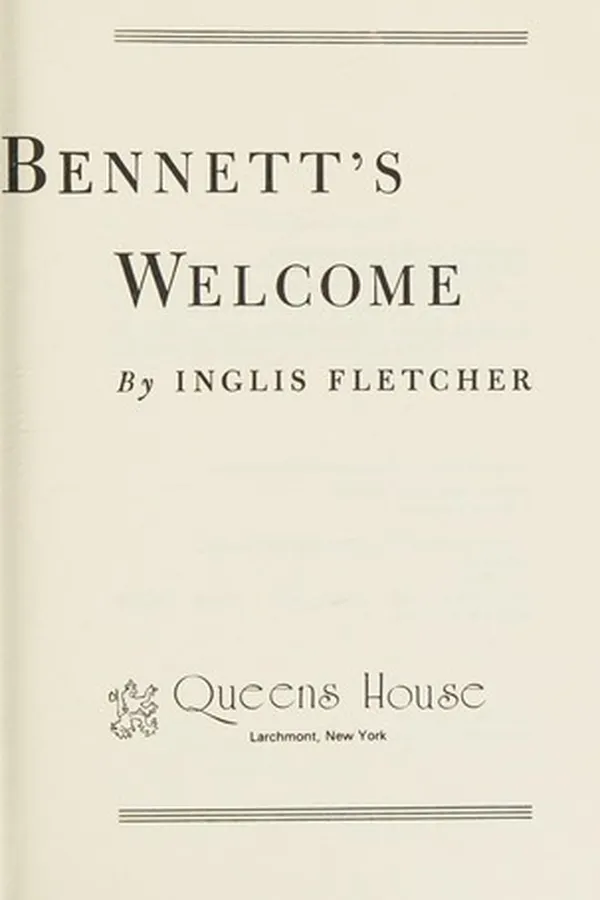 Capa de Bennett's welcome
