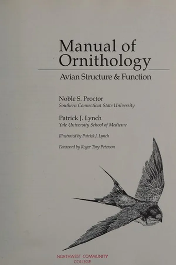 Capa de Manual of ornithology