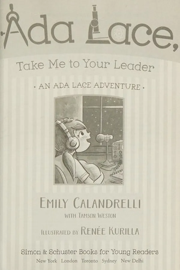 Capa de Ada Lace, take me to your leader