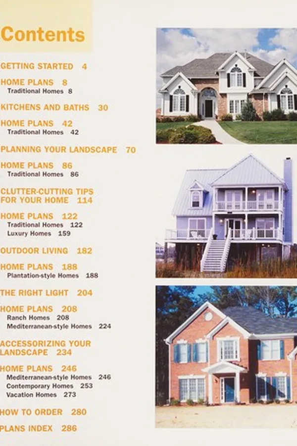 Capa de Southern inspired home designs