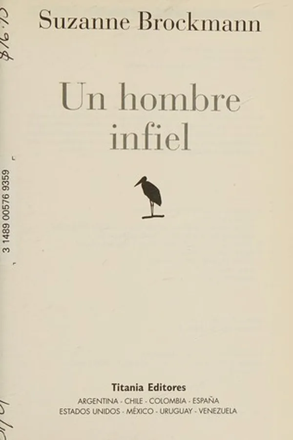 Capa de Un hombre infiel