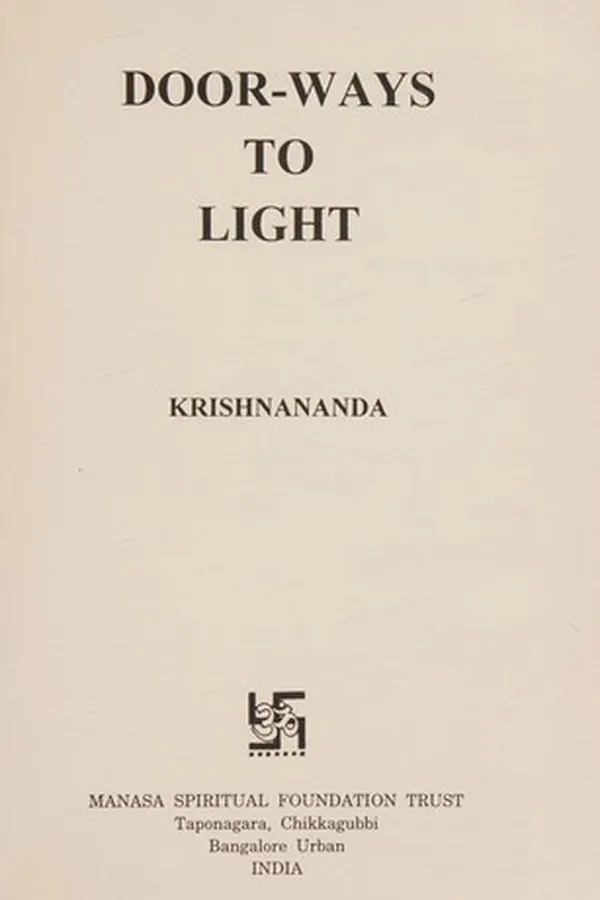 Capa de Doorways to light