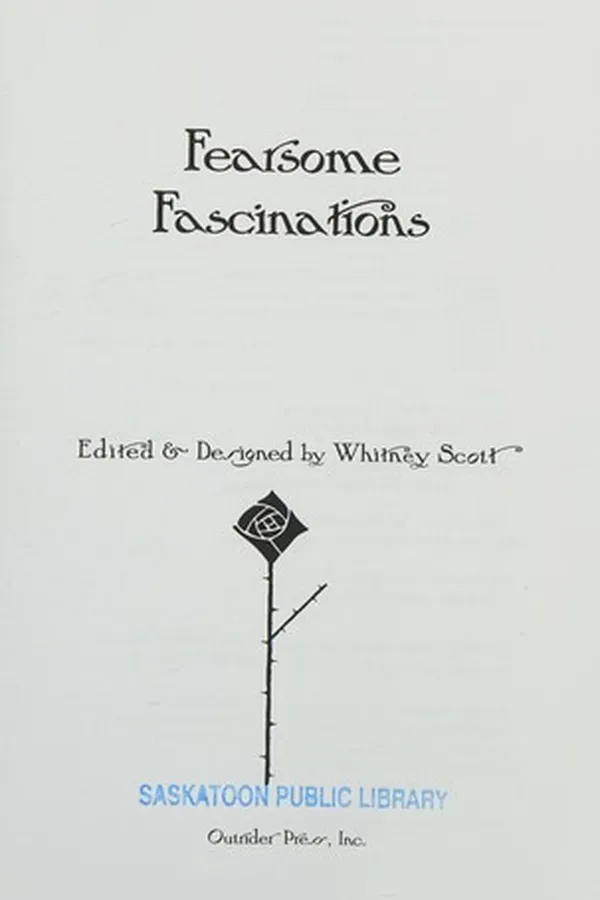 Capa de Fearsome fascinations
