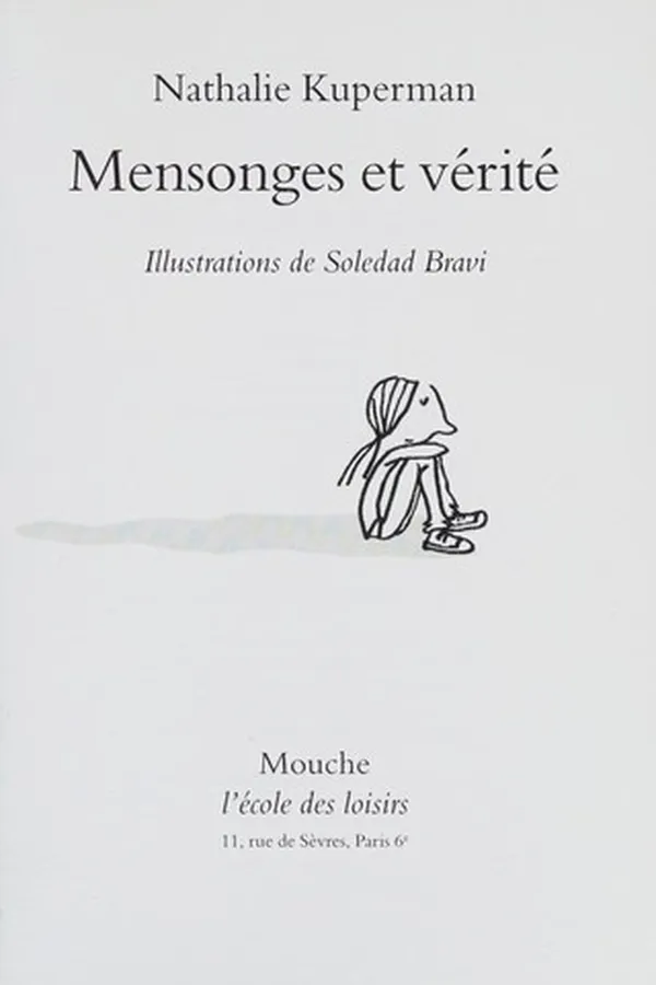 Capa de Mensonges et vérité