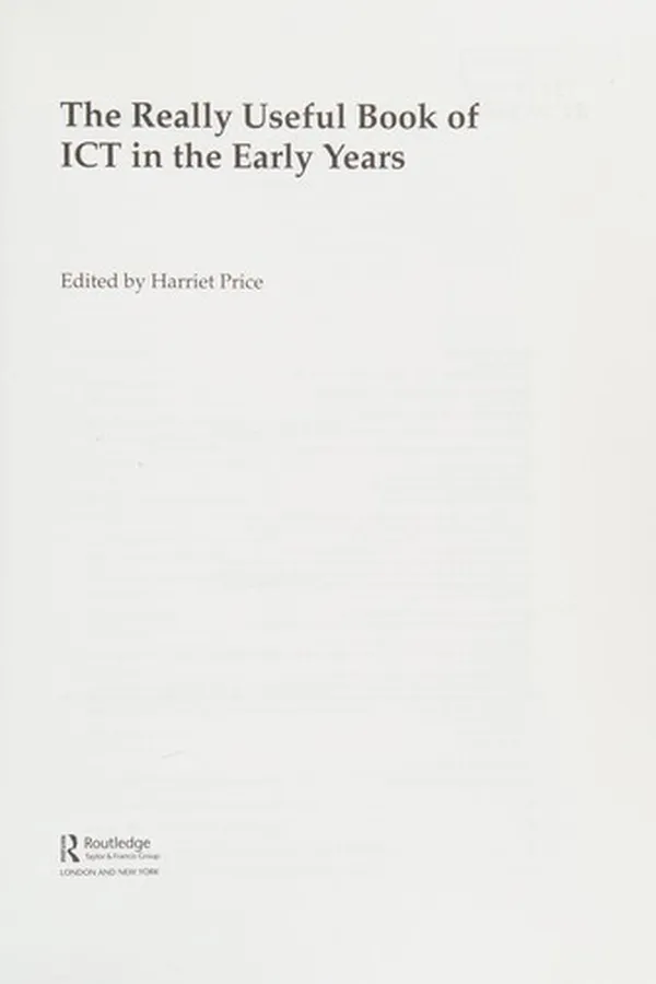 Capa de The Really Useful Book of ICT in the Early Years (Really Useful)