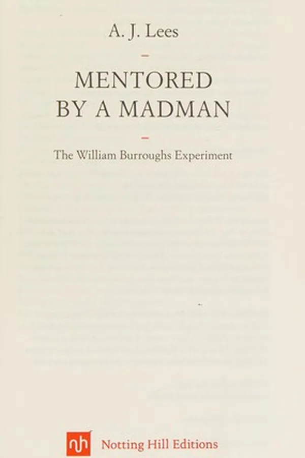Capa de Mentored by a madman