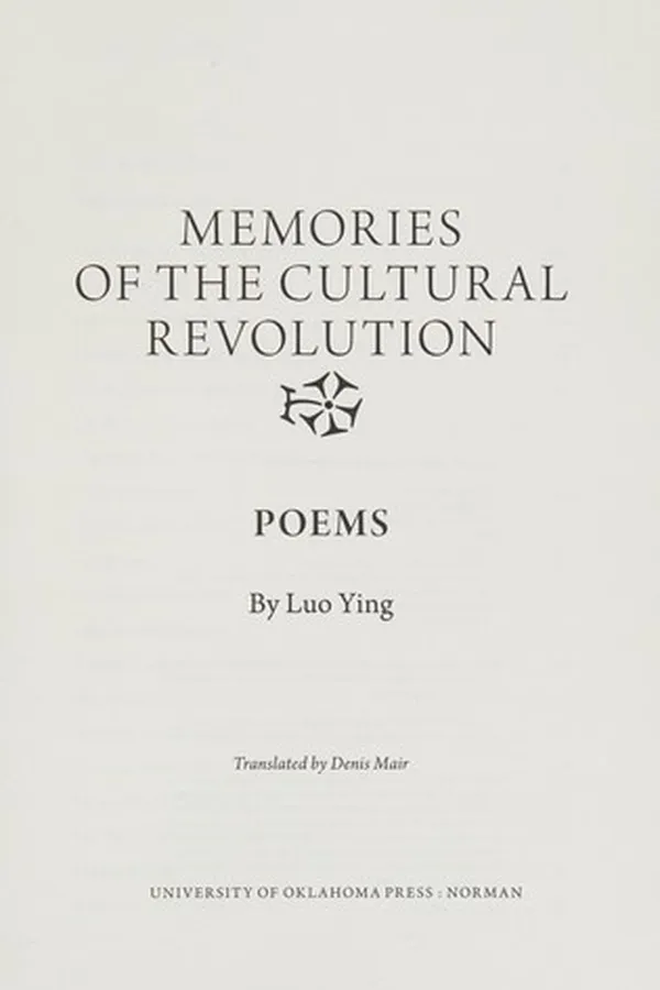 Capa de Memories of the Cultural Revolution