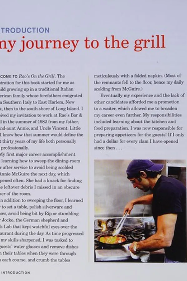 Capa de Rao's on the grill