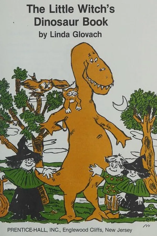 Capa de The Little Witch's Dinosaur Book