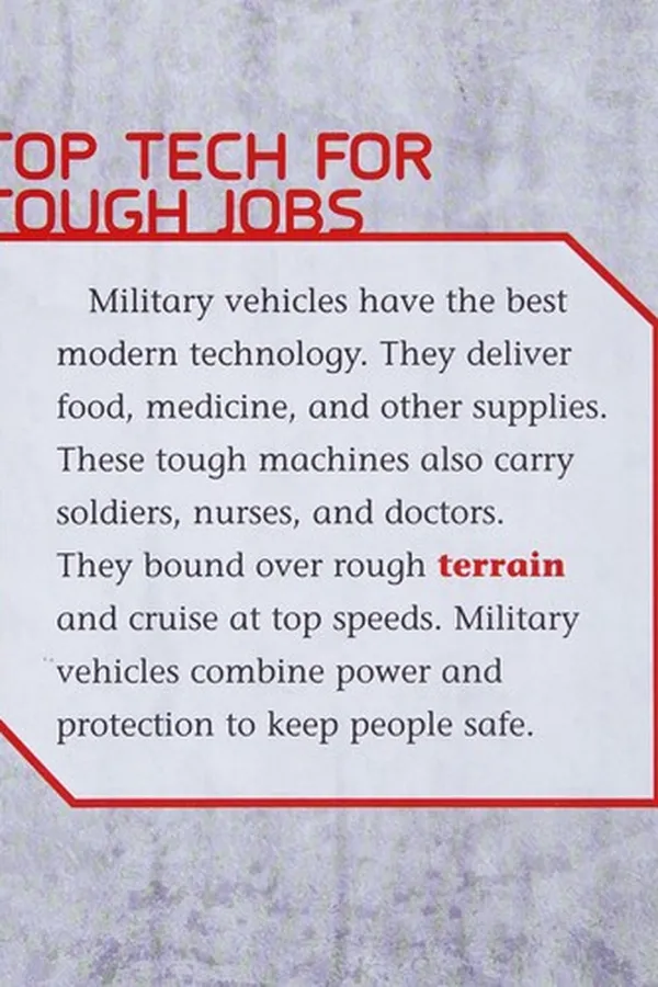 Capa de Mighty military land vehicles