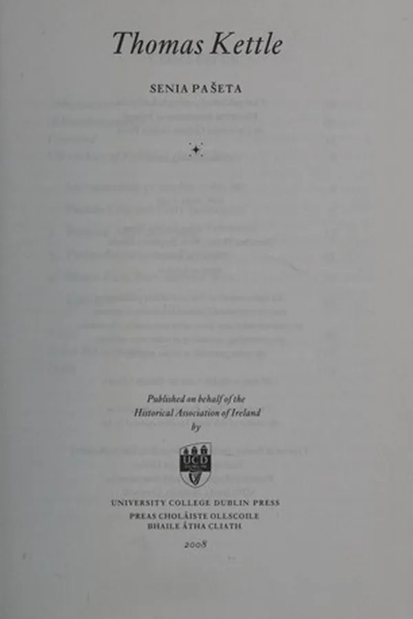 Cover of Thomas Kettle