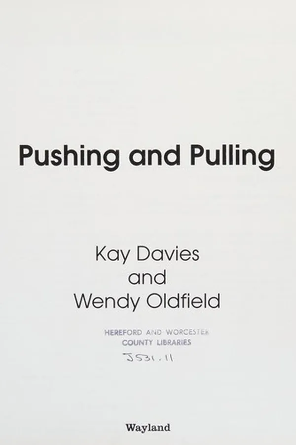 Capa de Pushing and pulling