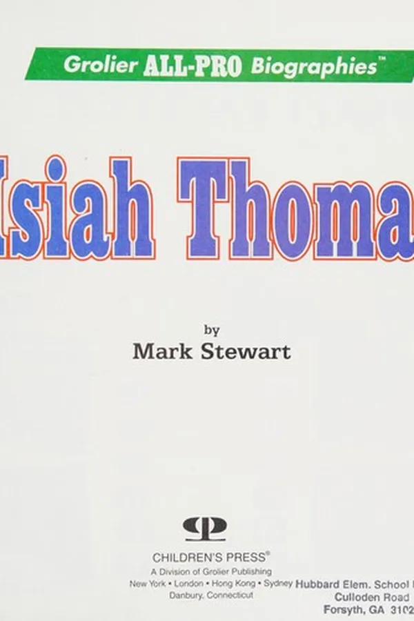 Capa de Isiah Thomas