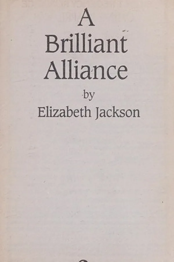 Capa de A Brilliant Alliance